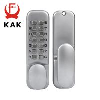 KAK Zinc Alloy Keyless Door Lock Mechanical Combination Lock Safety Door Lock Code Lock for Home Handle Door Hardware 3 Color Door Hardware Locks