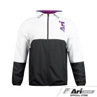 ARI RETRO CYBER WINDBREAKER - BLACK/PURPLE/WHITE เสื้อแจ็คเก็ตอาริ เรโท ไซเบอร์ สีดำ