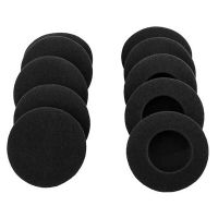 【cw】 10Pcs Soft Foam Ear Replacement 60mm Cushions Headphones Earphone Sponge Covers Headset Earpads Earbuds ！