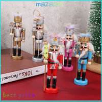 mazalan 1ชิ้น12cm นัทแครกเกอร์หุ่นทหารตกแต่งคริสต์มาสตุ๊กตาทหารมินิเดสก์ท็อปเครื่องประดับบ้าน