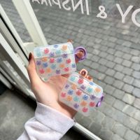 [Hot K] เคสหูฟังกันกระแทกทรงสี่เหลี่ยมลายการ์ตูนน่ารักสำหรับ Apple Airpod 3 Pro 2 1ซิลิโคนนิ่มกล่องบลูทูธไร้สาย