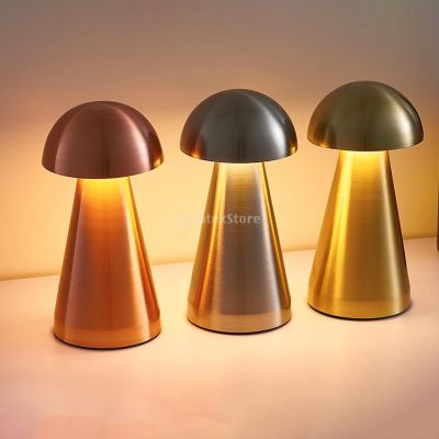 ☃♙∋ Metal LED Desk Lamp Bar Restaurant Table Lamp Cordless Night Light 3W Dimmable