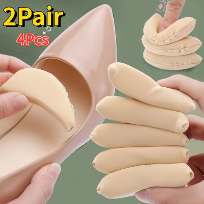 1/2Pair Sponge Forefoot Insert Pad for Women High Heels Toe Plug Half Sponge Shoes Cushion Feet Filler Insoles Anti-Pain Pads Shoes Accessories