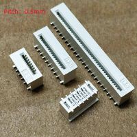 0.5mm FPC/FFC Connector LCD Flexible Flat Cable Socket Double Row SMD Vertical Type 4 6 8 10 12 14 18 20 22 24 26 30 Pin Wires  Leads Adapters