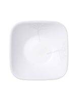 CORELLE - ชามสี่เหลี่ยมจัตุรัส รุ่น C-03-2323-FT 23 ออนซ์ สี ขาว / Square Round Bowl C-03-2323-FT 23 oz White [# จาน - อุปกรณ์บนโต๊ะอาหาร ชุดเครื่องครัว  ของใช้ในครัว ]