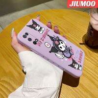 เคส JIUMOO สำหรับ Realme 7 5G Realme V5 5G เคสการ์ตูนน่ารัก Kuromi สแควร์แบบดั้งเดิมขอบซิลิโคนเหลวเคสโทรศัพท์คลุมทั้งหมดเลนส์ตัวปกป้องกล้องถ่ายรูปเคสฝาหลังกรอบกันกระแทก