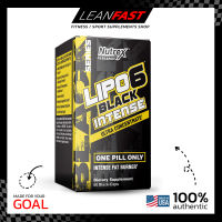 Nutrex Research : Lipo-6 Black Intense Ultra Concentrate 60 black caps แฟตเบิร์นสุดแรง สำหรับสายลีนตัวจริง Intense Thermogenic Fat Burner