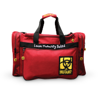 Mutant LHB Red Leisure Gym Bag  กระเป๋า กระเป๋าใบใหญ่ กระเป๋าฟิตเนส กระเป๋ายิม สีแดง