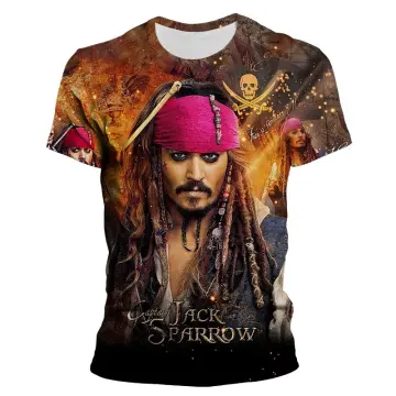 Jack sparrow sales t shirt online