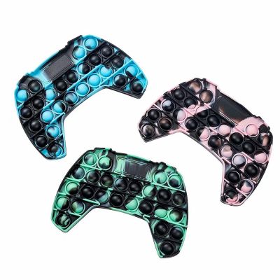 Pop Game Controller Gamepad Shape Squishy Push Pop Bubble Popping Sensory Fidget Toy Autism Special Needs Stress Reliever