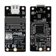 PCIE NVME SSD M.2 SATA SSD to USB C Riser Adapter TYPE