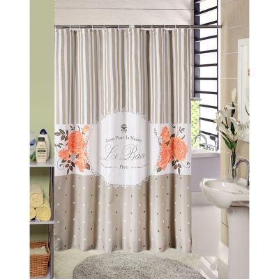 ∋卍❃ Polyester printing shower curtain curtains for Bathroom decoration 180x200cm