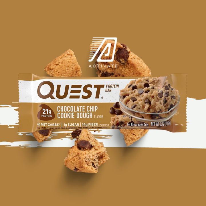 Quest Protein Bars 1 Box (12 pieces)-High Protein, Low Carb, Gluten ...