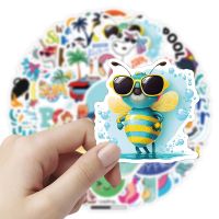 【LZ】☢  Swimming Pool Party Adesivos para Crianças Mala Laptop Scrapbook Telefone Scrapbooking Artesanato de Adesivos Brinquedo Clássico Presente 53Pcs