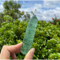 1PC Natural Green Flourite Tower / Top Quality / Helps balancing, clearing energy blocks, organising thoughts and ideas.