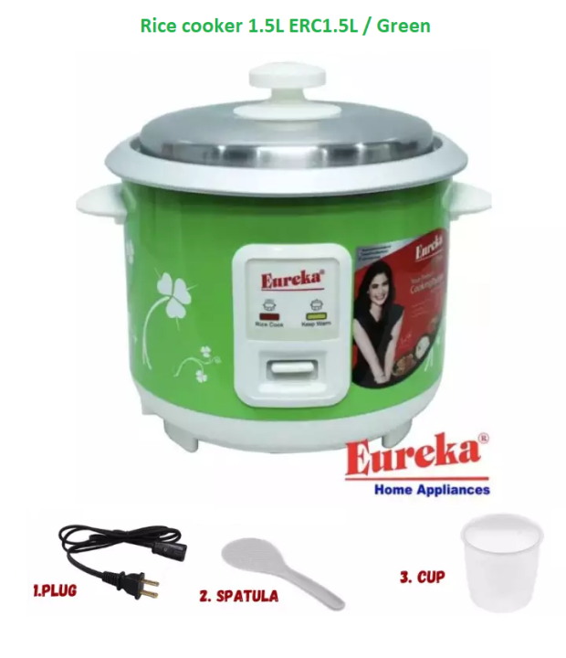 Rice Cooker ERC1.5L/EP Green Lazada PH