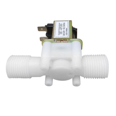 12V 1/2inch N/C Plastic Electric Solenoid Valve Magnetic Water Air Normally Closed