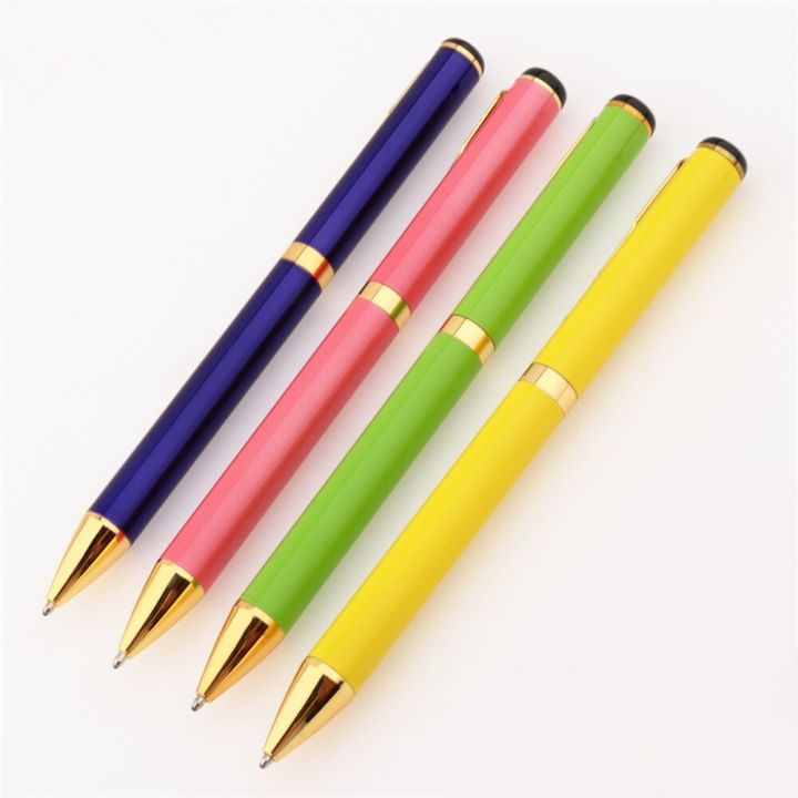 high-quality-801-color-student-school-office-stationery-blue-ink-medium-nib-ballpoint-pen-new-pens