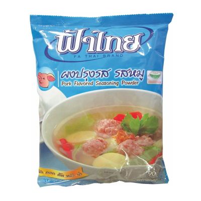 สินค้ามาใหม่! ฟ้าไทย ผงปรุงรสอาหาร รสหมู 850 กรัม FaThai Pork Flavored Seasoning Powder 850g ล็อตใหม่มาล่าสุด สินค้าสด มีเก็บเงินปลายทาง