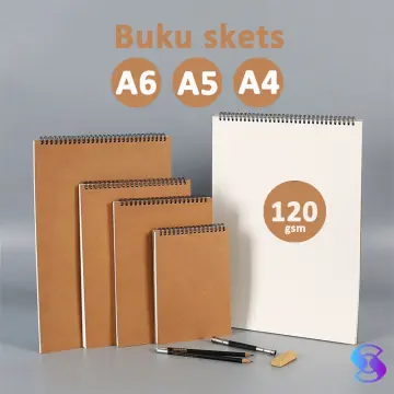 Buku Sketsa Artemedia Sketchbook Wired A5 A4 Craft Cover Jilid Spiral