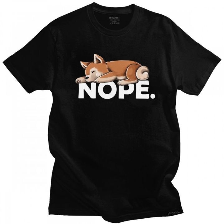 funny-shiba-inu-t-shirt-for-men-cotton-japanese-dog-nope-tee-tops-short-sleeve-novelty-casual-tshirt-clothes