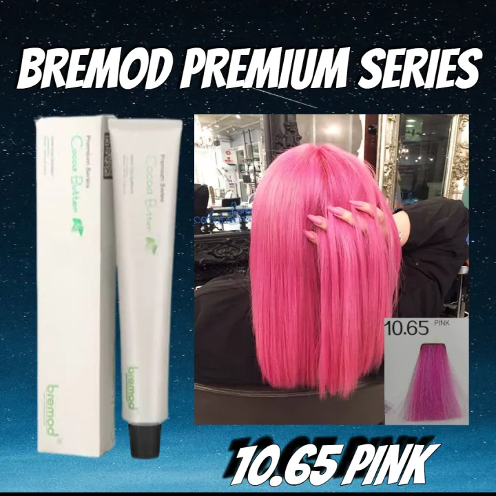 BREMOD PREMIUM SERIES COCOA BUTTER HAIR COLOR 100 ML 10.65 PINK