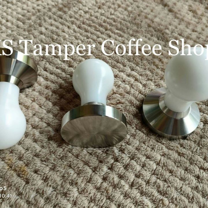 tamper-coffee-shop-by-ks-ด้ามกดกาแฟขนาดเส้นผ่านศูนย์กลาง51-53-54-57-57-9-58-58-5มมน้ำหนัก430-กรัมสูง86-มม