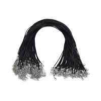 FOPH 100pcs Wax Necklace Cord Beads String