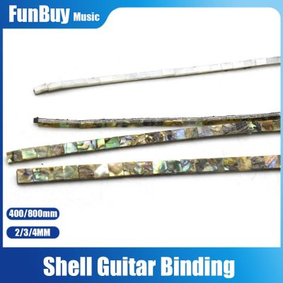 ‘【；】 Natural Abalone Shell Binding Purfling Strips Mother Of Shell White Pearl For Guitar Ukulele 400/800*2*1.5Mm Guitar Accessories
