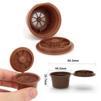 3/6PCS Refillable Capsules For Caffitaly Capsule Coffee Machine Reusable Filter With Spoon Brush Coffee Pods High Quality Mesh Covers