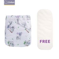 Elinfant dry fast suede cloth inner reusbable baby cloth diaper waterproof washable free insert cloth pocket nappy