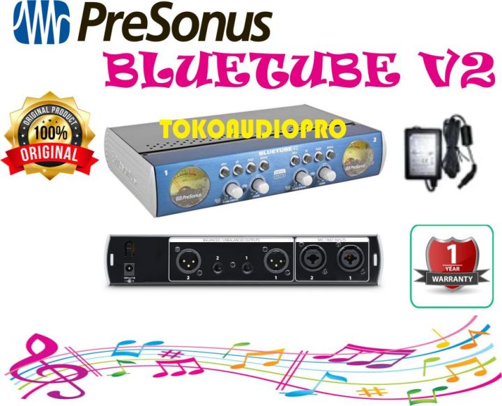 PreSonus BlueTube DP V2 2-Channel Mic/Instrument Tube Preamp