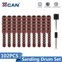 ❂♘ XCAN 80 Sanding Bands 102pcs/Set 1/4 1/2 Inch Sanding Drum Set With 3.175mm Shank Mandrels For Dremel Tools Accessories