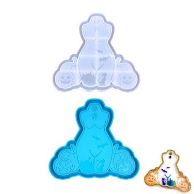 Woman Tray Resin Mould Silicone Jewelry Tray Molds Irregular Storage Container Halloween Elements Resin Mold Storage Tray Jewelry Storage Plate security