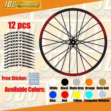 Bike wheel 2024 stickers online