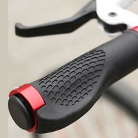 Bicycle Grips Ergonomic Anti-Skid Rubber MTB Mountain Bike Bicycle Handlebar Grips Cycling Lock-On Cycling Parts Dropshipping Handlebars