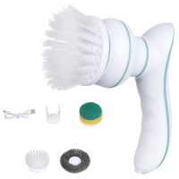 Electric Spin Scrubber, Two Speed Shower Scrubber with Powerful Motor, Waterproof Electric Cleaning Brush