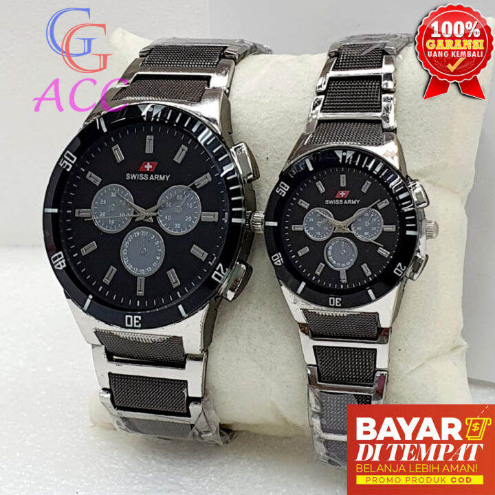 Swiss army 2024 couple watch