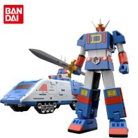 Bandai หุ่นยนต์อนิเมะ Shokugan SMP Denzi Tiger Daidenzin Denshi Sentai Denziman ของแท้ตุ๊กตาขยับแขนขาได้ของขวัญของเล่นชิ้นส่วนแบบจำลอง