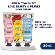 Kem dưỡng da tay Love Beauty and Planet 29ml Hương hoa Hồng & Bơ Murumuru