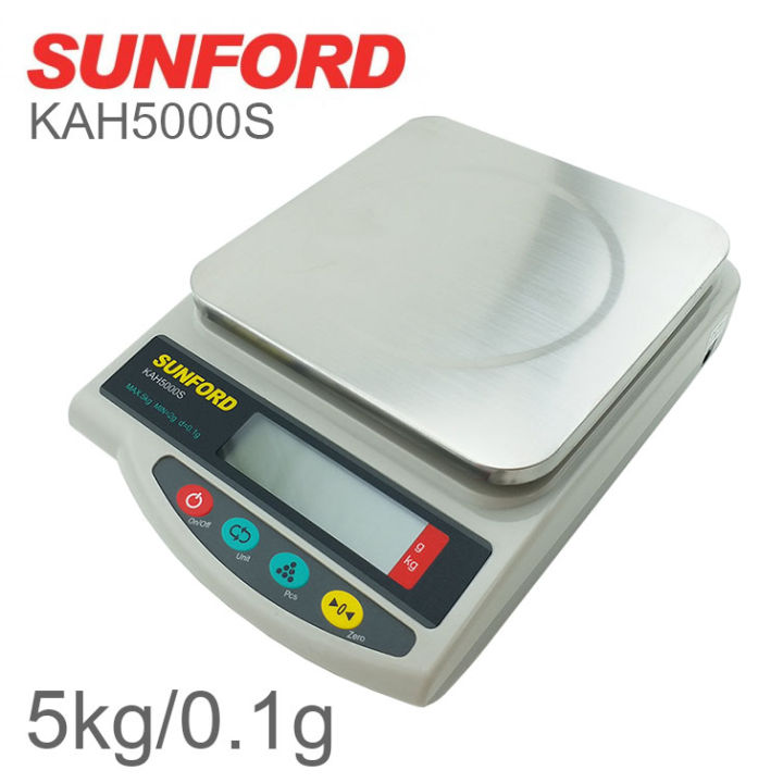 เครื่องชั่งน้ำหนักดิจิตอลความละเอียดสูง-sunford-kah5000s-มีใบรับรอง-จอ-backlight-lcd-ของแท้-รับประกันศูนย์นาน-3-ปี-สินค้าขายดี-เครื่องชั่งซันฟอร์ด-เครื่องชั่งดิจิทัล-กิโล-อาหาร-ขนม-ผลิต-sme-digital-sc