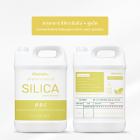 5L ซิลิกา (Silica + Fulvic) ธาตุซิลิกาเสริมความแข็งแรง เพิ่มขนาดกิ่ง ก้าน และลดการหดตัว สารอาหารเข้มข้น - Chemrich