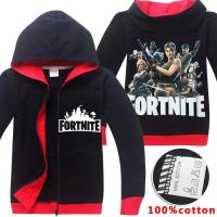 แจ็คเก็ตลายการ์ตูน Fortnites สำหรับเด็กหญิงเด็กชาย Hoodie ฤดูใบไม้ผลิฤดูใบไม้ร่วงเด็กเสื้อคาร์ดิแกนฝ้ายแจ็คเก็ตซิปเสื้อแขนยาว5193 0000