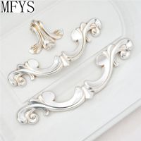 ﹍❆❦ 1.25 3.78 Zinc Alloy Drawer Pulls Handles Antique Silver Pull Knob Cabinet Handle Door Knobs Wardrobe Furniture Hardware