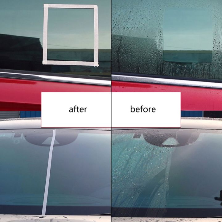 คราบหน้าต่างรถยนต์สารป้องกันหมอกกันฝน80มล-ฟิล์มน้ำมันลดเสียงรบกวนสูงอุปกรณ์บำรุงรักษายานพาหนะ