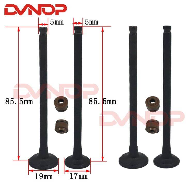 Motorcycle 4PC Nmax Intake And Exhaust Valves for Yamaha GPD150 A N MAX