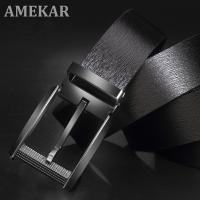 Men Full Grain Genuine Leather Cowboy Needle Buckle Belt High Quality Luxury Hot Designer Cowhide Masculine Business Cintos