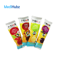 I-Kids POPS ไอ-คิดส์ ป๊อปส์ ลูกอม บรรเทาอาการไอ ระคายคอ สำหรับเด็ก รส Lime Honey / Elderberry / Cola / Sala-lime