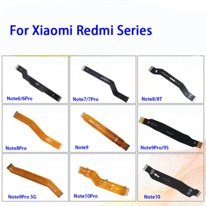 สายเมนบอร์ดโค้งหลักใหม่สำหรับ-xiaomi-redmi-note-10-9-9s-8-7-6-pro-k20-k30-pro-บอร์ดลอจิกแบบยืดหยุ่น