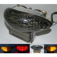 waase For Suzuki Hayabusa GSXR1300 1999 2000 2001 2002 2003 2004-2007 Rear Tail Light Brake Turn Signals Integrated LED Light